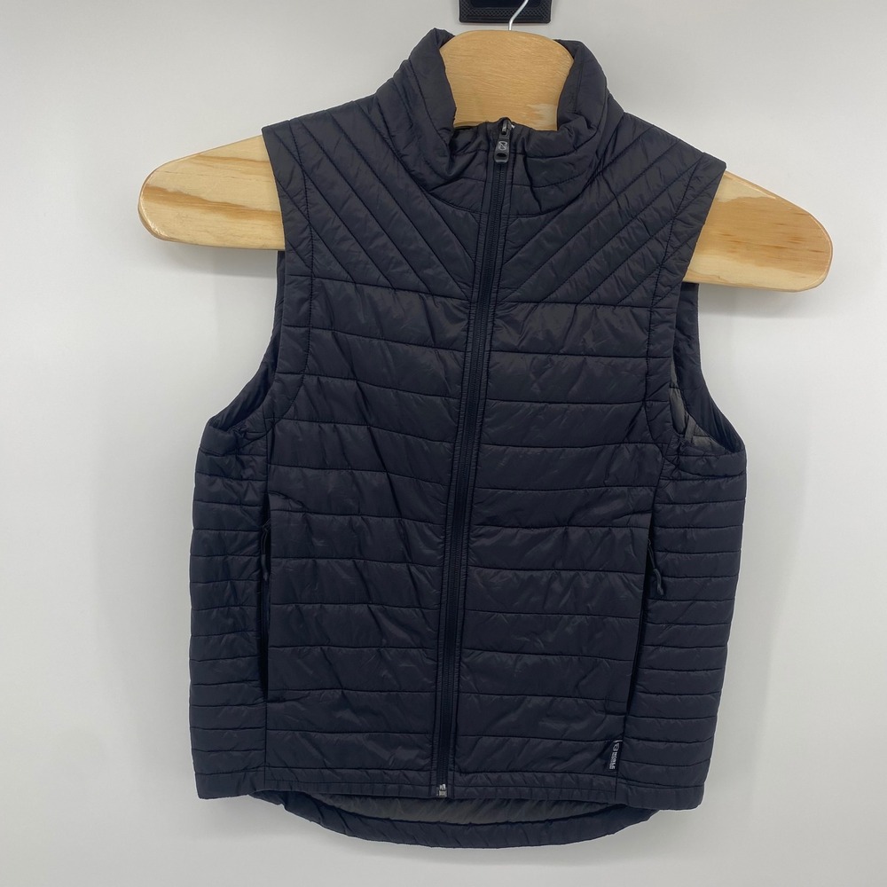Noble Outfitters Puffer Vest Mens M Black Quilted Full Zip Lightweight Gorpcore